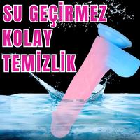 Karanlıkta Parlayan Dildo Ultra Yumuşak Realistik Yapay Penis Dildo 