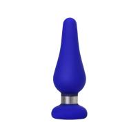 M Classic Metal Aksesuarlı Özel Silikon Anal Plug Tıkaç 11,5 Cm