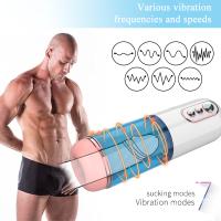 Şarjlı Güçlü Titreşimli ve Emiş Modlu Ultra Realistik Dokulu Otomatik Suni Vajina Mastürbatör
