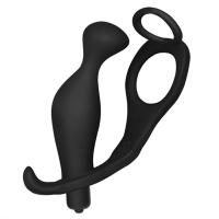 Penis Halkalı Prostat Uyarıcılı Penetrasyon Masajı Anal Plug Vibratör