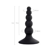 POPO by AŞK Black Night Edition Silikon Anal Plug 10 cm