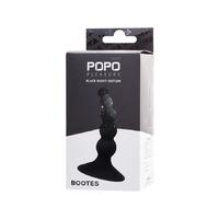 POPO by AŞK Black Night Edition Silikon Anal Plug 10 cm