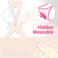 Şarjlı Kablosuz Kumandalı Gizlice Külot İçi Giyilebilir Manyetik Klipsli Klitoris Uyarıcı Vibratör