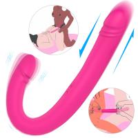 Şarjlı Otomatik İleri Geri Hareketli ve Titreşimli Strapless Çift Yönlü Yapay Penis Vibratör