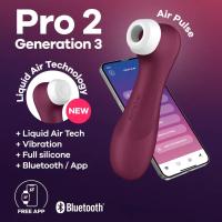 Satisfyer Pro 2 Generation 3 Connect App Telefon Uyumlu Sıvı Hava Teknolojili Meme Ucu ve Klitoris Emiş Vibratörü