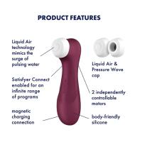 Satisfyer Pro 2 Generation 3 Connect App Telefon Uyumlu Sıvı Hava Teknolojili Meme Ucu ve Klitoris Emiş Vibratörü